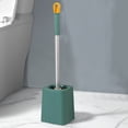 thumbnail image 1 of onlyliua Liquidación Del Día Ofertas Prime Cepillo de Baño con Cerdas Duras, Kit de Cepillo para Cuenco de Limpieza de Baño, Cepillo Limpiador de Inodoro Moderno y Compacto, Cerdas de Mango Largo par, 1 of 5