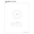 thumbnail image 2 of Kingston Brass FLEURO8 Manhattan Heavy Duty Round Solid Cast Brass Shower Flange, Brushed Nickel, 2 of 2