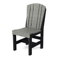 thumbnail image 3 of Wildridge Heritage 9-Piece 44"x94" Dining Set, Dark Gray and Black - Outdoor Weather Resistant Recycled Plastic Furniture for Patio, 3 of 5