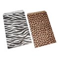 thumbnail image 1 of 100 Qty 6" x 9" Decorative Flat Paper Gift Bags - Combination Leopard & Zebra Pattern Bags - for Sales/Treats/Parties Cookies/Gifts - N'icePackaging, 1 of 8