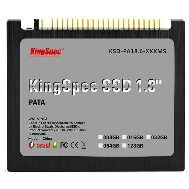 64GB KingSpec 1.8-inch PATA/IDE Solid Disk (MLC) - Walmart.com