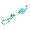 thumbnail image 4 of Dog Teething Toy, Durable Rubber Healthy Multifunctional Dog Food Dispensing Ball Toy  For Playing Blue, 4 of 8