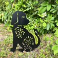 thumbnail image 3 of JZROCKER 1/2Pcs Metal Dog Garden Decors Garden Decors Sculpture Metal Dog, 3 of 10