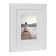thumbnail image 4 of Cadre photo musée blanc de DesignOvation 20,3 cm x 25,4 cm avec passe-partout de 12,7 cm x 17,8 cm, 4 of 5
