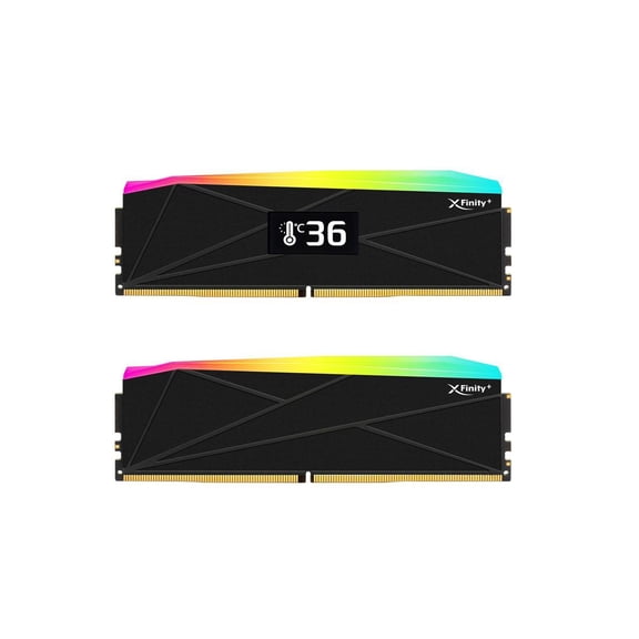V-Color OTMXFAL1660830KWK 32GB DDR5 6000 Desktop Memory Kit OLED XFinity Plus RGB Black
