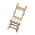 thumbnail image 1 of LEEYNEER Solid Wood Chair Model Mini House Photography Prop Home Miniature Decoration, 1 of 8