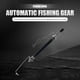 thumbnail image 1 of Pesca Anzuelos de pesca Automático Spring Catch Eyección Jig Head Lure Tackle (Negro), 1 of 4