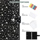 thumbnail image 4 of Carpeta económica A6 de PVC con 6 anillas, tapa de carpeta recargable (estrellas negras) Afortunado Sencillez, 4 of 5