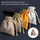 thumbnail image 2 of Moyic Bolsita fragante Lotus Linen Papelería Bolsa Regalo Cordón Fragante Bolsa Eliminación de olores Automóvil Ampty Closet Almacenamiento y organización del hogar Marrón claro, 2 of 6