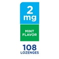 thumbnail image 5 of Equate Mini Nicotine Lozenges 2 mg, Mint Flavor, 108 Count – Stop Smoking Aid, Compare to Nicorette®, 5 of 11