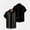 Black, variant on matoen Men's Summer Fashion Hawaiian Style Short Sleeve Casual