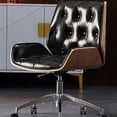 thumbnail image 3 of Swivel Computer Office Chairs Cushion Design Work Study Rolling Leather Chair Dining Accent Chaises De Bureau Home Office T50BY My Lux Decor Round, 3 of 23
