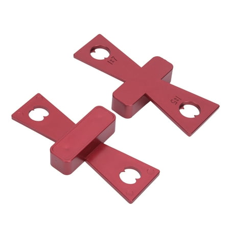 

2024 2Pcs Dovetail Line Gauge ABS Plastic Marking Scribing Ruler Woodworking Hand Made Tool