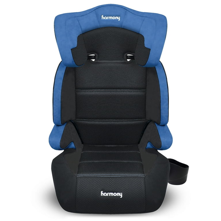 Harmony Juvenile Dreamtime Deluxe High back Booster Car Seat and Backless Booster Car Seat Blue Walmart