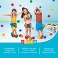 thumbnail image 4 of Intex 100-Pack Large Plastic Multi-Colored Fun Ballz For Ball Pits Bounce House, 4 of 10