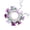 Purple, variant on Handmade Knitted Pet Flower Bib Collar – Floral Saliva Towel for Cats and Small Dogs,Instagram Style Neck Decoration