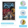 thumbnail image 3 of Diamond Art Kits for Adults - Yu-Gi-Oh Yu-Gi-Oh Full Drill Diamond Arts for Beginners, Round 5D Paint with Diamonds Gem Art Painting Kits for Home Wall Decor Gifts 8"x12", 3 of 8