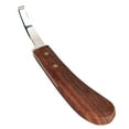 thumbnail image 1 of Cuchillo De Pezuña De Acero Mango De Madera Ganado Puntiagudo Herramienta De Recorte De Ganado Granja, 1 of 7
