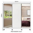 thumbnail image 3 of Ropero Closet Madesa Royale 3 Puertas 3 Espejo BB, 3 of 5
