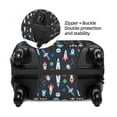 thumbnail image 2 of Rateoe Rocket Space Printed Luggage Cover, Suitcase Protector Fits 18-32 Inch Luggage-Large, 2 of 7