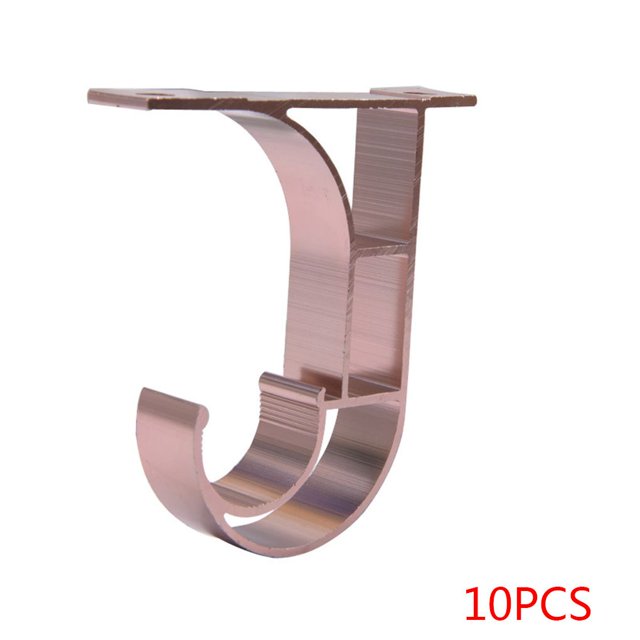 Soporte suspendido de techo montado en la parte superior, varilla romana, Soporte único, Soporte, accesorios de cortina 10 Piezas Advancent JJ22778-04
