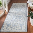 thumbnail image 2 of SAFAVIEH Metro Heather Medallion Runner Rug, Blue/Ivory, 2'3" x 8', 2 of 8