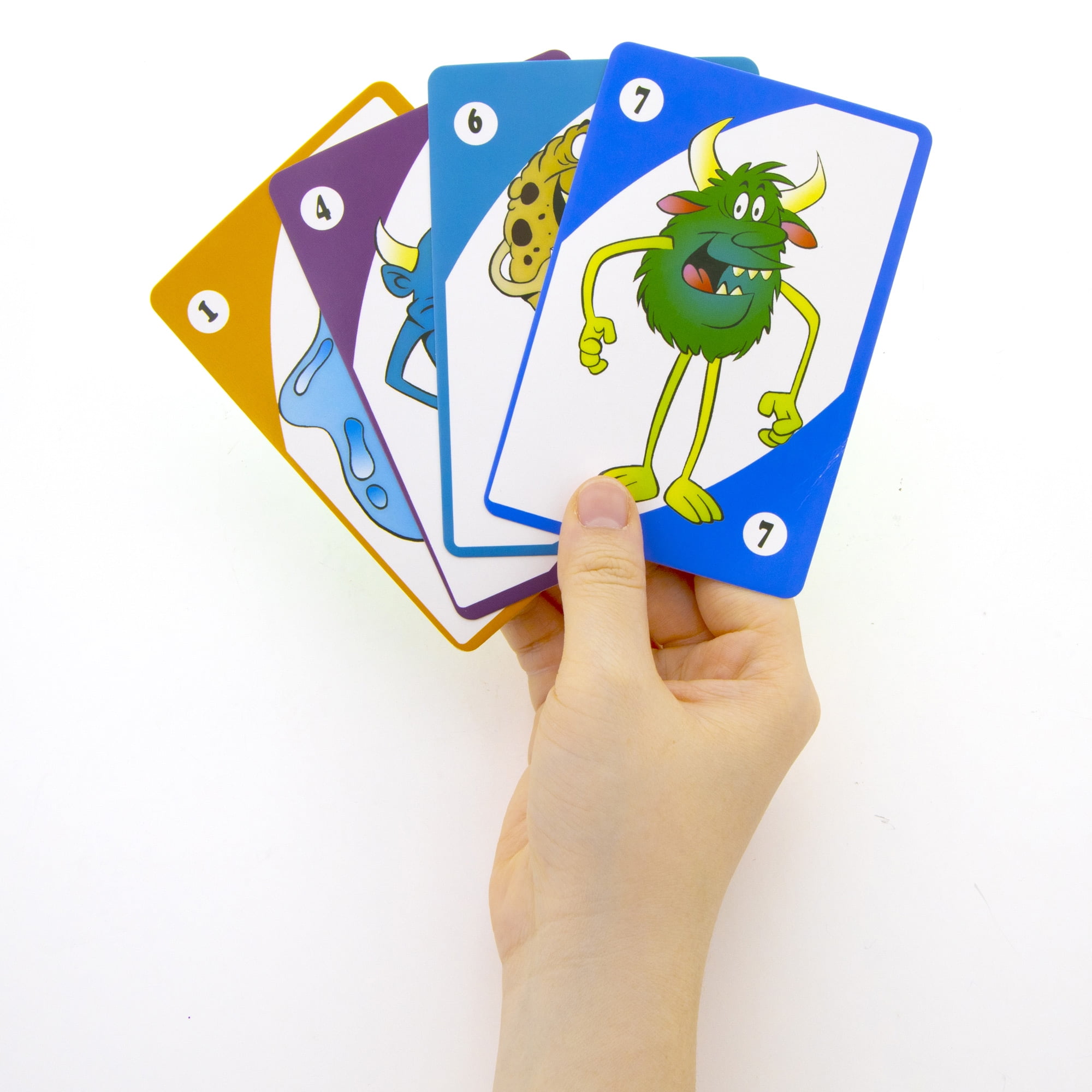 BAZIC Cards Game Go Fish, Monster Match, Old Maid, Crazy 8's (36/Pack), 24-Packs