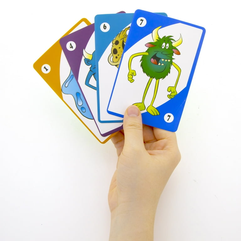 BAZIC Cards Game Go Fish, Monster Match, Old Maid, Crazy 8's (36