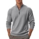 thumbnail image 1 of pstuiky camisetas de manga larga para hombre, Sudadera con capucha informal de colores sólidos para hombre, jersey de manga larga con bolsillo y cuello alto camisetas de hombre m, 1 of 9