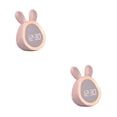 thumbnail image 1 of Yuarrent reloj despertador de conejo, relojes digitales de escritorio, música ajustable, despertador, entrenador de sueño, reloj, Type1 NO1, 1 of 6