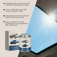 thumbnail image 6 of FHBVT Car Roof Repair Sealant Automotive Waterproof Roof Adhesive Multi-Surface Long-Lasting Durability Formula for Car Roof Leak Repair Vehicle Metal Plastic Surfaces Water Damage Protection Sealant, 6 of 8