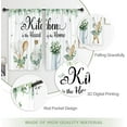 thumbnail image 5 of Rustic Eucalyptus Leaves Kitchen Curtains Small Short Leaf Plants Farmhouse Country Botanical Rod Pocket Wooden Board Farm Nature Bedroom Living Room Treatment Fabric 2 Panels 27.5Wx39H Inch, 5 of 6