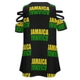 thumbnail image 5 of Jamaica Womens Summer V Neck Zipper Top Short Sleeve T Shirt Off Shoulder Top Casual Classy Loose Shirts, 5 of 7