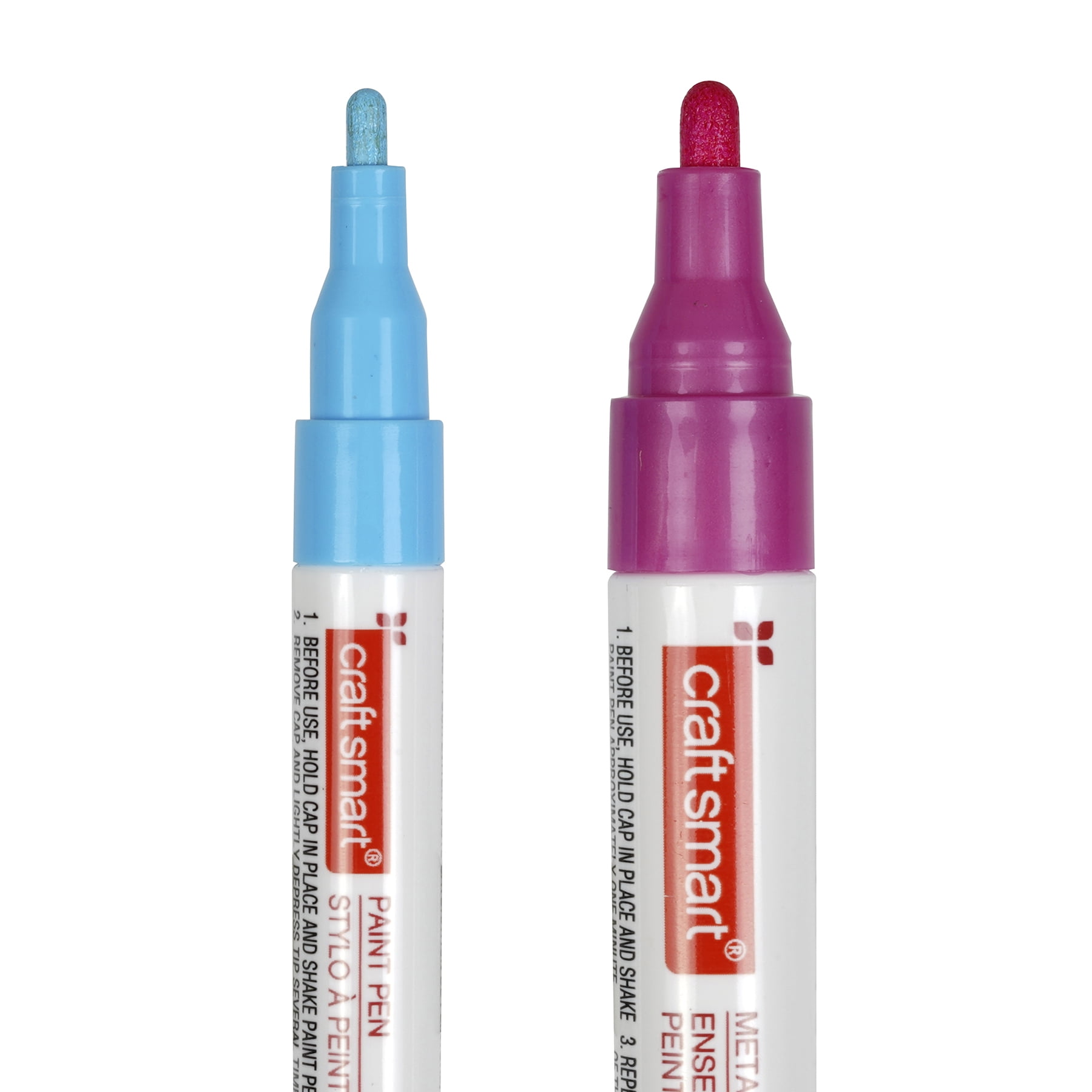 Assorted Medium & Broad Line Oil-Based Paint Pens by Craft Smart - Premium Paint Pens For Wood - Plastic - Metal - Glass - and Arts & Crafts - 1 Pack