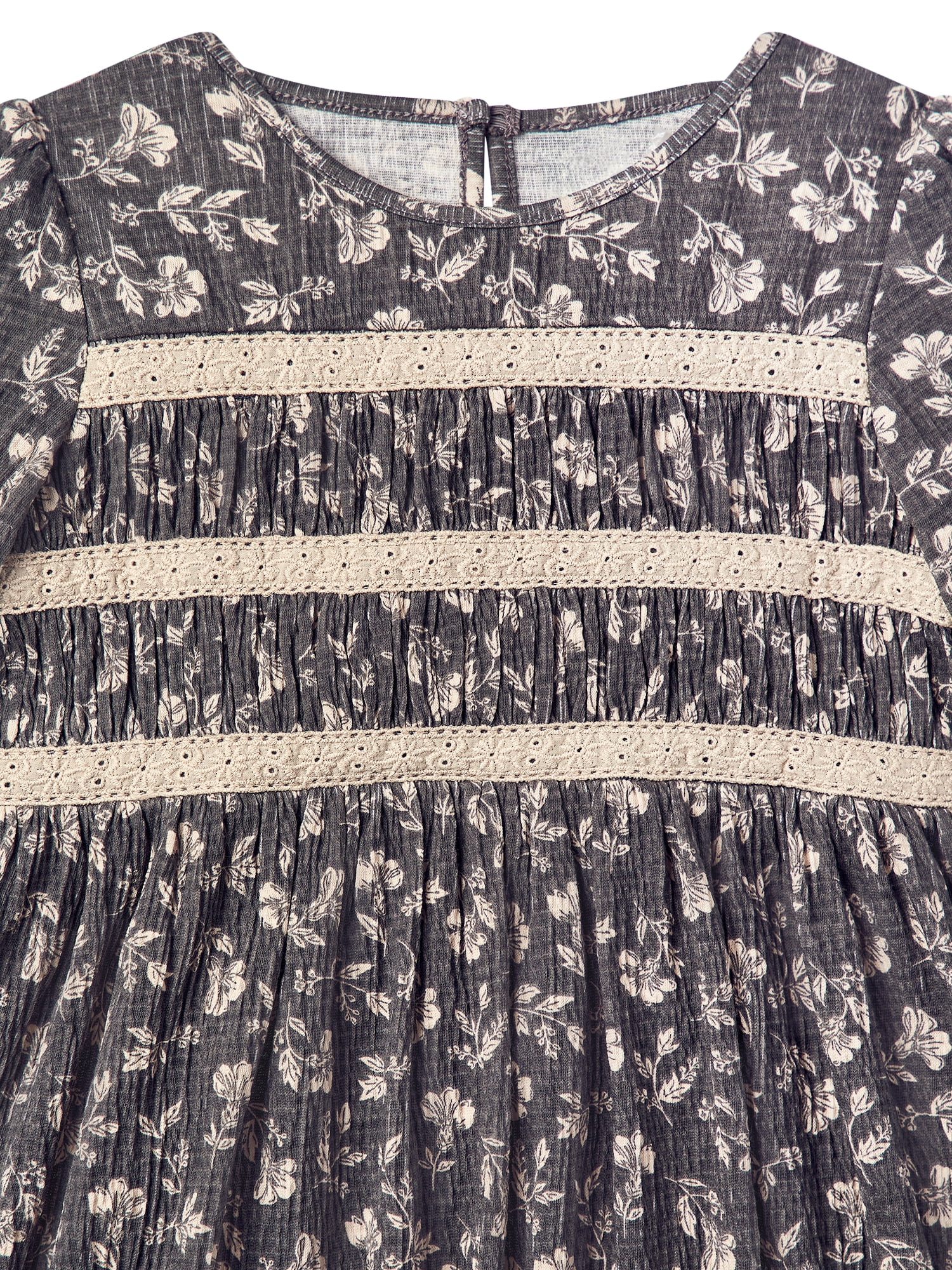 Modern Moments by Gerber Toddler Girl Smocked Bodice Dress, 12 Months - 5T