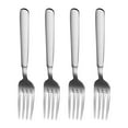thumbnail image 1 of Juego de tenedores para cena de 4 piezas, tenedores de acero inoxidable de calidad alimentaria, cubiertos, pulido espejo, apto para lavavajillas, 1 of 5