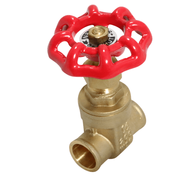 1 Pc XFITTING 1/2" Sweat Gate Valve, WOG (Water, Oil and Gas), 30-4-1=1XX
