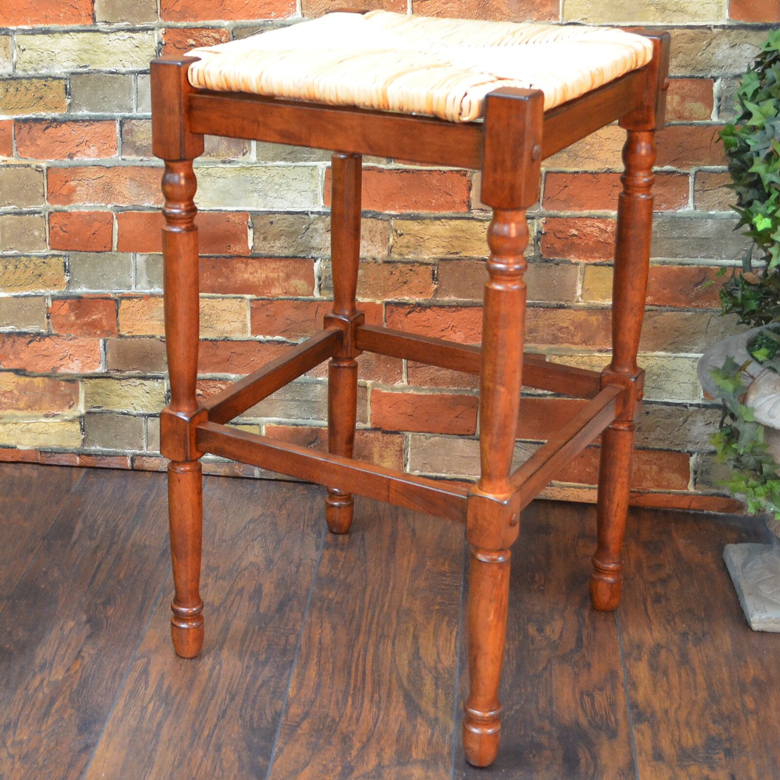 Emilia Bar & Counter Stool, Frame Material: Solid Wood, Cottage Americana and Cottage/Country 