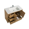 thumbnail image 4 of Alma Allier 42" Dark Gray Oak Vanity With A Integrated Sink / Left Side Drawers, 4 of 10