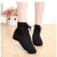 thumbnail image 2 of Zapatillas deportivas para hombre y mujer, zapatos de baile de Jazz, botas de baile con cordones, color azul, rojo, negro, tostado, verde y blanco, novedad de 2022, 2 of 5