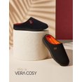 thumbnail image 3 of Pantuflas VeraCosy para Hombre con Espuma de Memoria para Interior y Exterior Rojo, 3 of 8