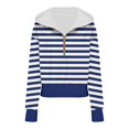 thumbnail image 4 of Sweatshirts For Teen Women Long Sleeve Print Casual Zipper Graphic Hoodies Drawstring Pullover Oversized Hoodies, 4 of 6