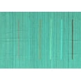 thumbnail image 1 of Ahgly Company Indoor Rectangle Abstract Turquoise Blue Contemporary Area Rugs, 5' x 7', 1 of 4