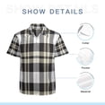 thumbnail image 7 of High Quality Hawaiian Shirts for Men Short Sleeve Aloha Beach Shirt Floral Summer Casual Button Down Shirts Blouses 6EMOGZ, 7 of 7