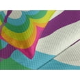 thumbnail image 4 of Ambesonne Psychedelic Quilted Bedspread Set 3 Pcs, Flower Woman Dance, King Size, Multicolor, 4 of 5