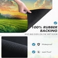 thumbnail image 3 of SPXUBZ Sunrise Countryside Coffee Mat, Super Absorbent Coffee Machine Mat, Kitchen Counter Drying Pad, Coffee Station Mat, Non Slip Countertop Protector, Quick Dry Dish Drying Mat, 3 of 5