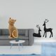 thumbnail image 2 of Figura Decorativa De Resina Con Forma De Gato O Ciervo, Ideal Para Decorar Salas De Estar, Dormitorios, Entradas, Estanterías, Estudios, Mesas, Balcones O Como Regalo., 2 of 8
