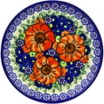 thumbnail image 2 of Polish Pottery 7½-inch Dessert Plate Hand Painted in Boleslawiec, Poland + Certificate of Authenticity, 2 of 6