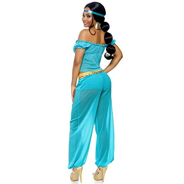 Leg Avenue Costume de Beauté Arabe pour Femme Princess, Turquoise, Moyen