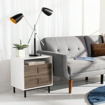 SAFAVIEH Mavis 32 in. H Adjustable Duo-Light Table Lamp, Black